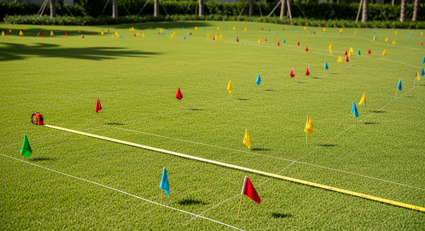 Irrigation zones are mapped, trenching is planned, and head placement is strategically designed to ensure uniform coverage across your entire Florida landscape with minimal disruption.