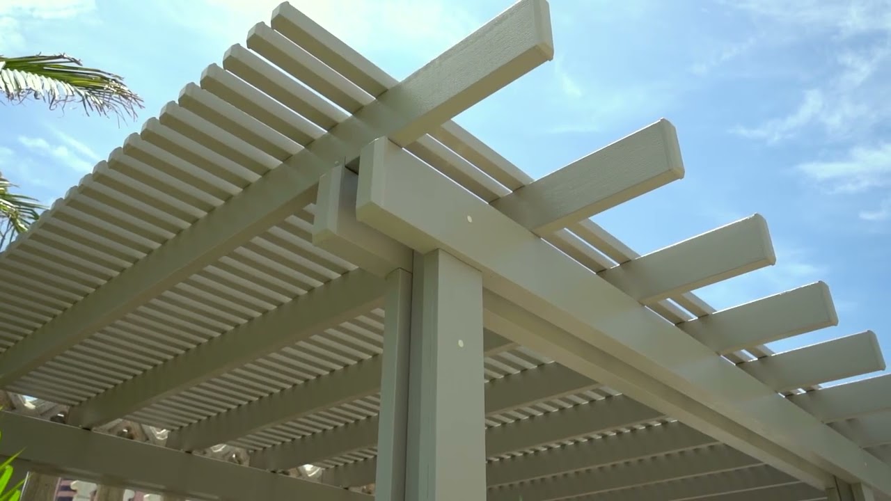 Commercial Pergola Installation for Hotel & Resort